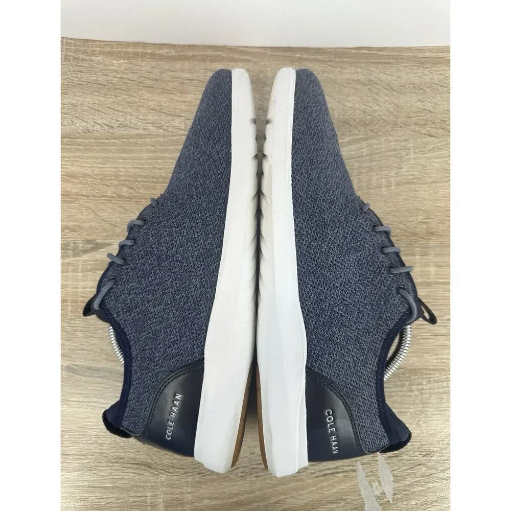 Cole Haan Grand OS Knit Sneakers Men’s 10.5M Blue Lightweight Casual Shoes